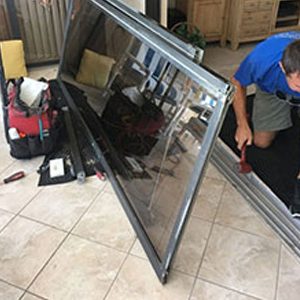 sliding glass door frame repair Santa Monica